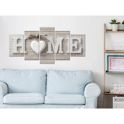 Πίνακας ζε καμβά - Love Sanctuary (5 Parts) Wide