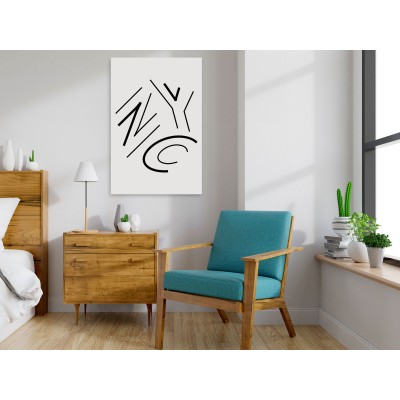 Πίνακας ζε καμβά - NYC (1 Part) Vertical