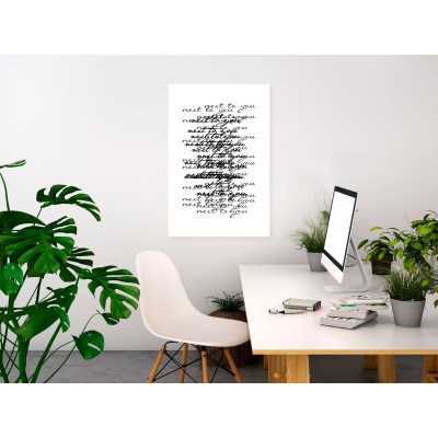 Πίνακας ζε καμβά - Next to You (1 Part) Vertical