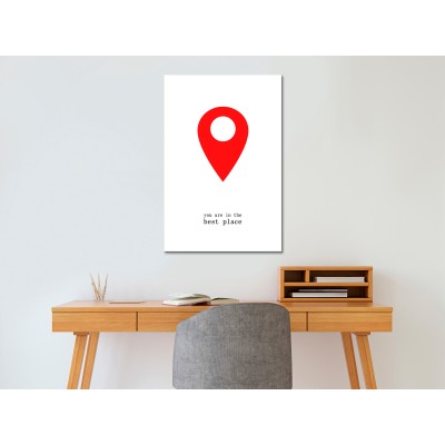 Πίνακας ζε καμβά - You Are in the Best Place (1 Part) Vertical