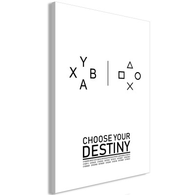 Πίνακας ζε καμβά - Choose Your Destiny (1 Part) Vertical
