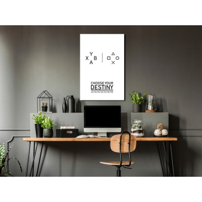 Πίνακας ζε καμβά - Choose Your Destiny (1 Part) Vertical