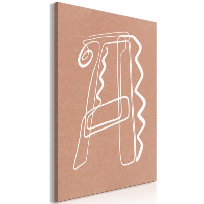 Πίνακας ζε καμβά - Stylish A (1 Part) Vertical