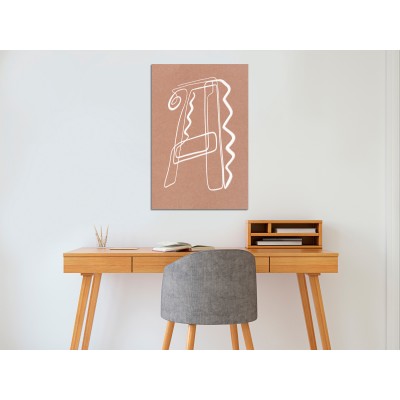 Πίνακας ζε καμβά - Stylish A (1 Part) Vertical