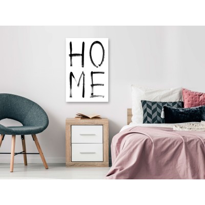 Πίνακας ζε καμβά - Home Expression (1 Part) Vertical