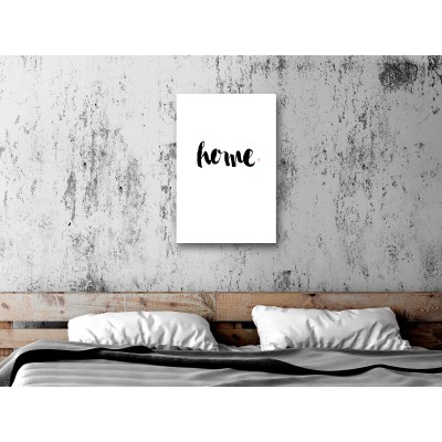 Πίνακας ζε καμβά - Home and Dot (1 Part) Vertical