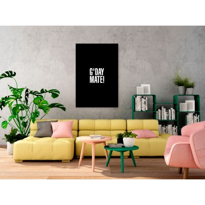 Πίνακας ζε καμβά - G'day Mate (1 Part) Vertical