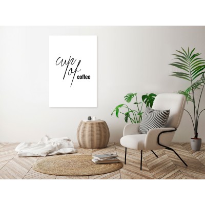 Πίνακας ζε καμβά - Cup of Coffee (1 Part) Vertical