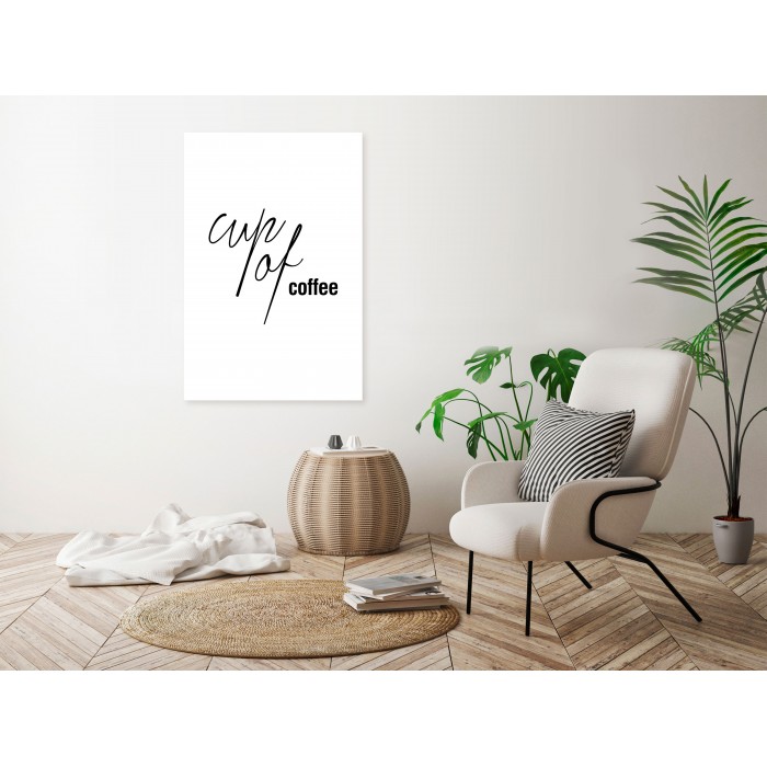 Πίνακας ζε καμβά - Cup of Coffee (1 Part) Vertical
