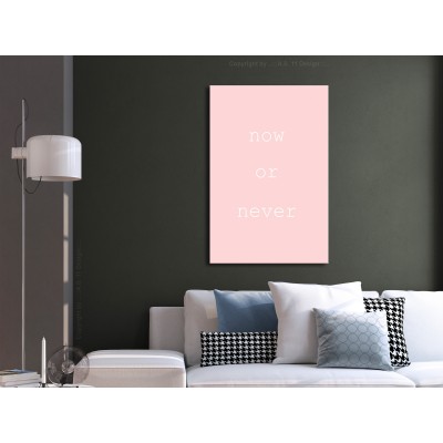 Πίνακας ζε καμβά - Now or Never (1 Part) Vertical