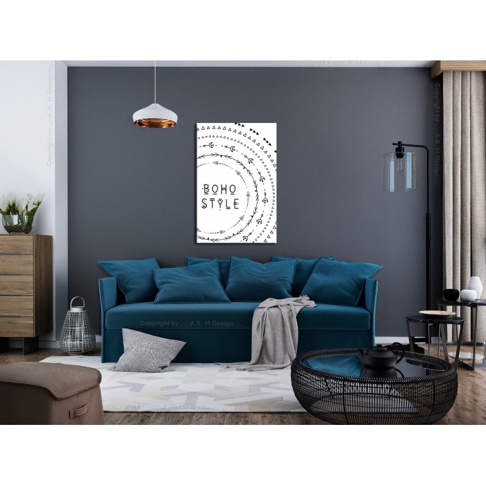 Πίνακας ζε καμβά - Boho Style (1 Part) Vertical