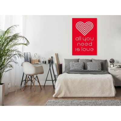 Πίνακας ζε καμβά - Let's Make Love (1 Part) Vertical