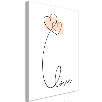 Πίνακας ζε καμβά - Connected in the Clouds (1 Part) Vertical