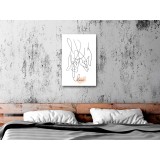 Πίνακας ζε καμβά - Tangled Love (1 Part) Vertical