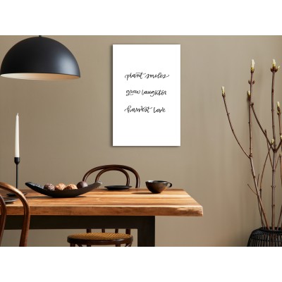 Πίνακας ζε καμβά - Joy and Love (1 Part) Vertical