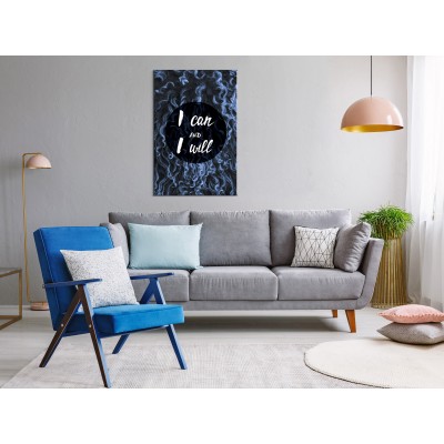 Πίνακας ζε καμβά - I Can and I Will (1 Part) Vertical