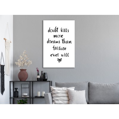 Πίνακας ζε καμβά - Doubts and Dreams (1 Part) Vertical