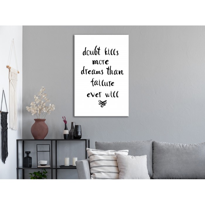 Πίνακας ζε καμβά - Doubts and Dreams (1 Part) Vertical
