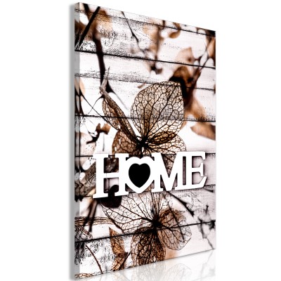 Πίνακας ζε καμβά - Living Home (1 Part) Vertical