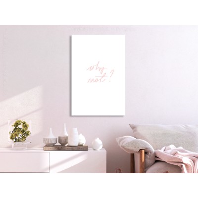 Πίνακας ζε καμβά - Why Not? (1 Part) Vertical