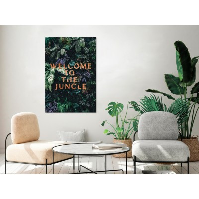 Πίνακας ζε καμβά - Welcome to the Junge (1 Part) Vertical