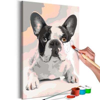 Πίνακας αυτοζωγραφικής - French Bulldog