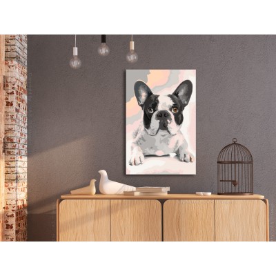 Πίνακας αυτοζωγραφικής - French Bulldog