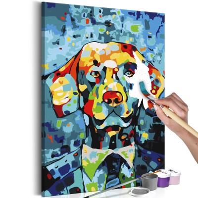 Πίνακας αυτοζωγραφικής - Dog Portrait