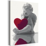 Πίνακας αυτοζωγραφικής - Angel (Red Heart)