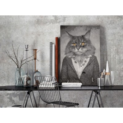 Πίνακας αυτοζωγραφικής - Elegant Cat