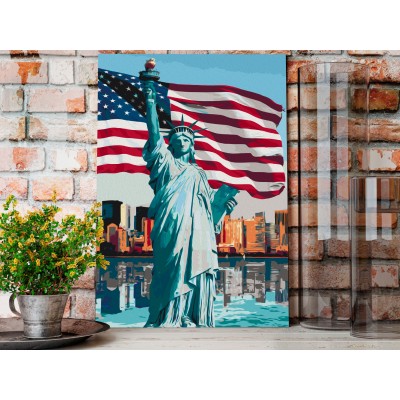 Πίνακας αυτοζωγραφικής - Proud American