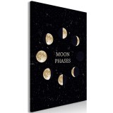 Πίνακας ζε καμβά - Lunar Cycle (1 Part) Vertical