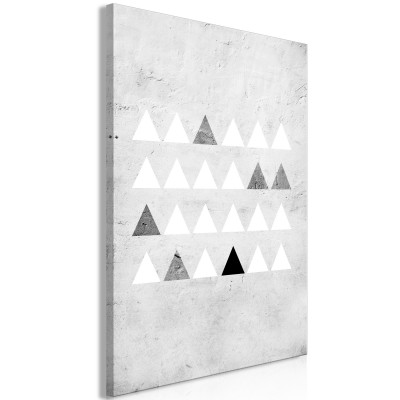 Πίνακας ζε καμβά - Grey Forest (1 Part) Vertical