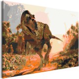 Πίνακας αυτοζωγραφικής - Dangerous Dinosaur