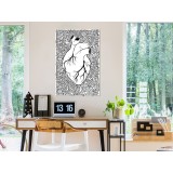 Πίνακας ζε καμβά - Clean Heart (1 Part) Vertical