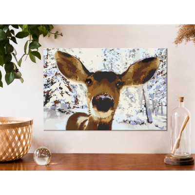 Πίνακας αυτοζωγραφικής - Friendly Deer