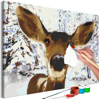 Πίνακας αυτοζωγραφικής - Friendly Deer