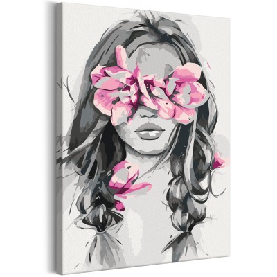 Πίνακας αυτοζωγραφικής - Flowers On Eyes
