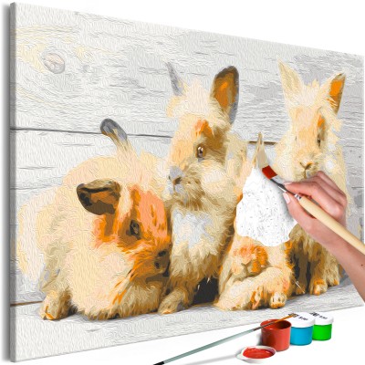 Πίνακας αυτοζωγραφικής - Four Bunnies