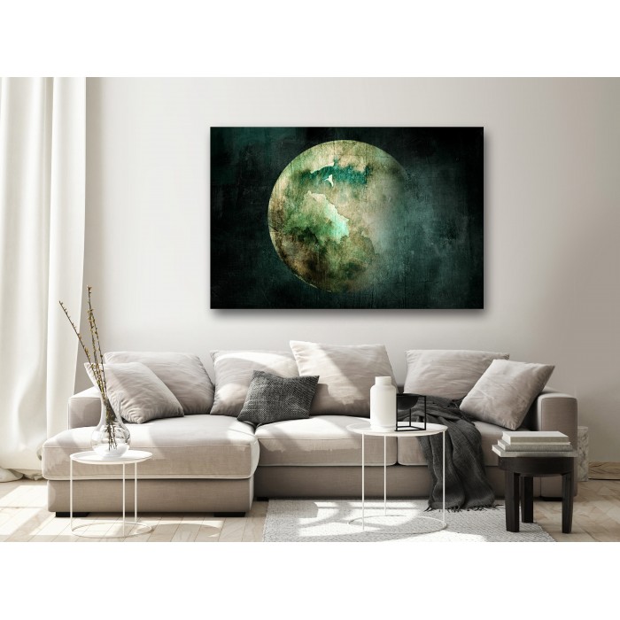 Πίνακας ζε καμβά - Green Pangea (1 Part) Wide