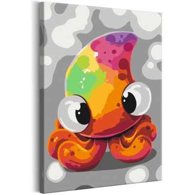 Πίνακας αυτοζωγραφικής - Funny Octopus