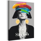 Πίνακας αυτοζωγραφικής - Be Stylish