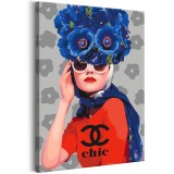 Πίνακας αυτοζωγραφικής - Floral Chic