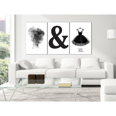 Πίνακας ζε καμβά - Women's Style (3 Parts)