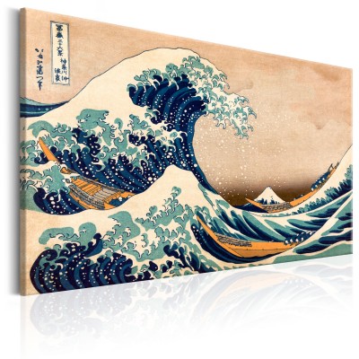 Πίνακας ζε καμβά - The Great Wave off Kanagawa (Reproduction)