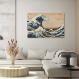 Πίνακας ζε καμβά - The Great Wave off Kanagawa (Reproduction)
