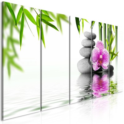 Πίνακας ζε καμβά - Water Garden (5 Parts) Narrow