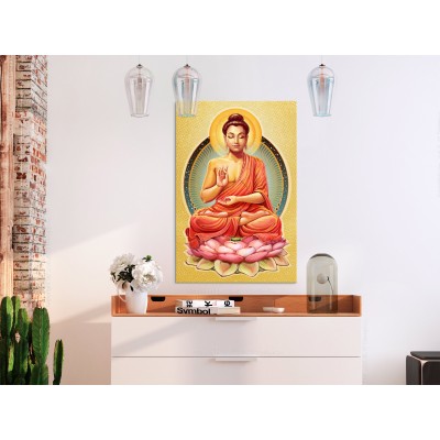 Πίνακας ζε καμβά - Peace of Buddha (1 Part) Vertical