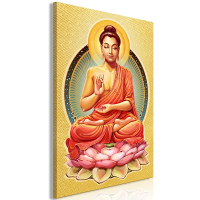 Πίνακας ζε καμβά - Peace of Buddha (1 Part) Vertical