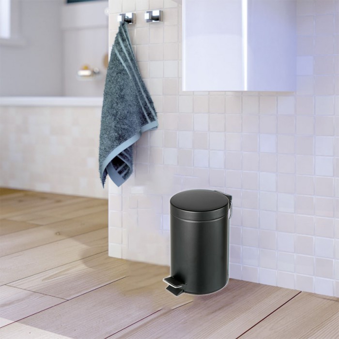 Xαρτοδοχείο Επιδαπέδιο Nemox 634-400 3L black matt